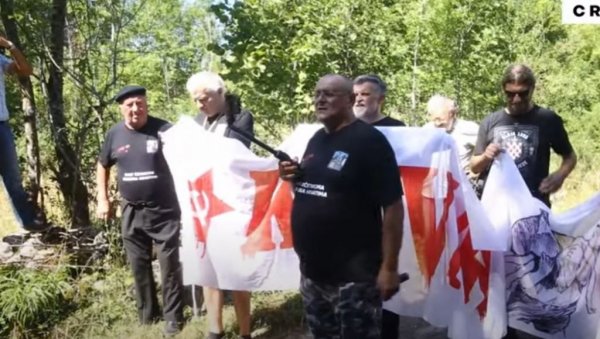 СМРТ ЧЕТНИЦИМА, СЛОБОДА ХРВАТИМА Скандал и дивљаштво на комеморацији за жртве злочиначке акције Олуја у Дерингају (ВИДЕО) СМРТ ЧЕТНИЦИМА, СЛОБОДА ХРВАТИМА Скандал и дивљаштво на комеморацији за жртве злочиначке акције Олуја у Дерингају (ВИДЕО)