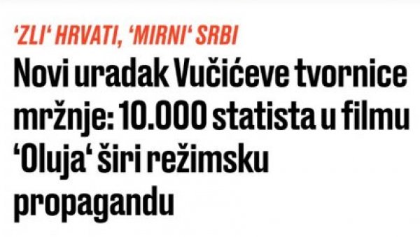 ХРВАТИ НЕ МОГУ ДА ЗАУСТАВЕ МРЖЊУ: Смета им што Вучић и Србија не ћуте о злочинима усташа