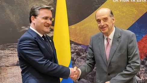 SRBIJA OPREDELJENA DA RAZVIJA ODNOSE SA KOLUMBIJOM: Ministar Selaković u poseti Bogoti, razgovarao sa Lejvom Duranom (FOTO) SRBIJA OPREDELJENA DA RAZVIJA ODNOSE SA KOLUMBIJOM: Ministar Selaković u poseti Bogoti, razgovarao sa Lejvom Duranom (FOTO)