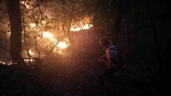 ПОЖАР КОД НОВОГ ПАЗАРА СЕ ШИРИ: Горе шуме у правцу Суве ћуприје ПОЖАР КОД НОВОГ ПАЗАРА СЕ ШИРИ: Горе шуме у правцу Суве ћуприје