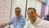 MALI POSTAVIO SLIKU SA VUČIĆEM: Vučku se rodio sin Stepa, a ovo je moj drug kad je veseo (FOTO)