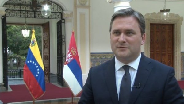 СЕЛАКОВИЋ НАКОН САСТАНАКА У КАРАКАСУ: Чврсто опредељење Венецуеле за развој свеукупних односа са Србијом (ВИДЕО) СЕЛАКОВИЋ НАКОН САСТАНАКА У КАРАКАСУ: Чврсто опредељење Венецуеле за развој свеукупних односа са Србијом (ВИДЕО)