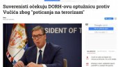 НАСТАВЉА СЕ ХРВАТСКО ЛУДИЛО: Суверенисти траже подизање оптужнице против Вучића НАСТАВЉА СЕ ХРВАТСКО ЛУДИЛО: Суверенисти траже подизање оптужнице против Вучића