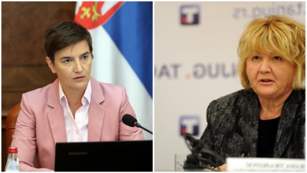 ПОКУШАВАЈУ ДА ЗАМАГЛЕ ЈАСНЕ ПОРУКЕ ВУЧИЋА Брнабић о нападима Раде Трајковић на председника Србије ПОКУШАВАЈУ ДА ЗАМАГЛЕ ЈАСНЕ ПОРУКЕ ВУЧИЋА Брнабић о нападима Раде Трајковић на председника Србије