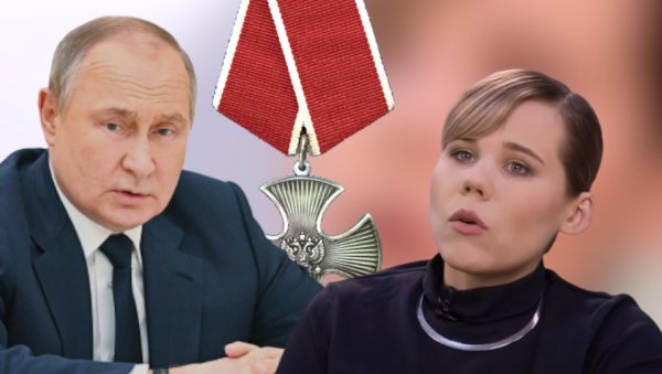 ПУТИН ПОСТХУМНО ОДЛИКОВАО ДАРЈУ ДУГИНУ: Орден за храброст убијеној новинарки ПУТИН ПОСТХУМНО ОДЛИКОВАО ДАРЈУ ДУГИНУ: Орден за храброст убијеној новинарки