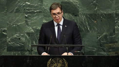 VUČIĆ CELE SLEDEĆE NEDELJE U NJUJORKU: Obraćanje na Generalnoj skupštini UN u utorak - Tokom boravka susret sa više od 40 svetskih lidera VUČIĆ CELE SLEDEĆE NEDELJE U NJUJORKU: Obraćanje na Generalnoj skupštini UN u utorak - Tokom boravka susret sa više od 40 svetskih lidera