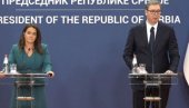 ВУЧИЋ И КАТАЛИН НОВАК: Између Срба и Мађара родило се искрено пријатељство (ВИДЕО) ВУЧИЋ И КАТАЛИН НОВАК: Између Срба и Мађара родило се искрено пријатељство (ВИДЕО)