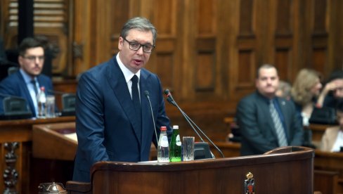 POSEBNA SEDNICA NARODNE SKUPŠTINE: Vučić jasno i glasno poručio - Srbija nikada neće pristati na to da tzv. Kosovo bude članica UN