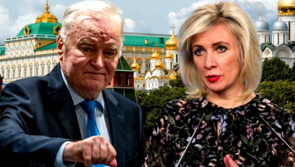 МЛАДИЋ ТРЕБА ДА БУДЕ ПУШТЕН НА СЛОБОДУ: Захарова тражи од Хага да ослободи српског генерала МЛАДИЋ ТРЕБА ДА БУДЕ ПУШТЕН НА СЛОБОДУ: Захарова тражи од Хага да ослободи српског генерала