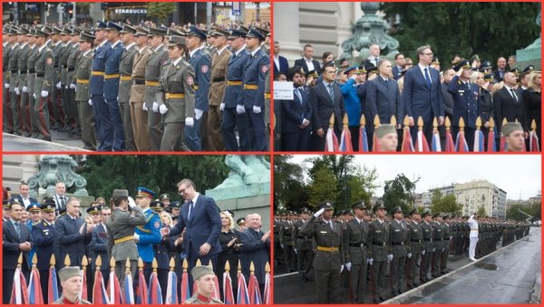 ПРОМОВИСАНИ НАЈМЛАЂИ ОФИЦИРИ ВОЈСКЕ СРБИЈЕ: Свечаности испред Скупштине присуствовао и председник Вучић (ФОТО/ВИДЕО) ПРОМОВИСАНИ НАЈМЛАЂИ ОФИЦИРИ ВОЈСКЕ СРБИЈЕ: Свечаности испред Скупштине присуствовао и председник Вучић (ФОТО/ВИДЕО)