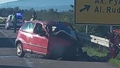 PRVE FOTOGRAFIJE TEŠKE NESREĆE NA AUTO-PUTU KOD ALEKSINCA: Među povređenima i dete