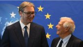 ВУЧИЋ НА НЕФОРМАЛНОМ РУЧКУ СА БОРЕЉОМ: И овај пут се поновила тема увођења санкција Руској Федерацији