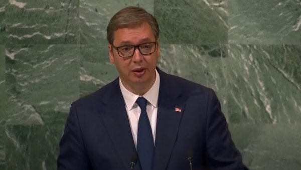 МОЋАН КРАЈ ВУЧИЋЕВОГ ГОВОРА У УН: То смо чули од свих, али када дођемо до Србије - видимо да се не поштује (ВИДЕО) МОЋАН КРАЈ ВУЧИЋЕВОГ ГОВОРА У УН: То смо чули од свих, али када дођемо до Србије - видимо да се не поштује (ВИДЕО)