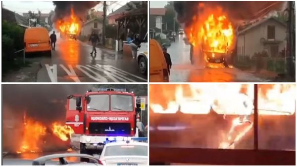ИЗГОРЕО АУТОБУС У ЦЕНТРУ РИПЊА: Ватрена стихија прогутала возило ГСП-а, није било повређених (ВИДЕО) ИЗГОРЕО АУТОБУС У ЦЕНТРУ РИПЊА: Ватрена стихија прогутала возило ГСП-а, није било повређених (ВИДЕО)