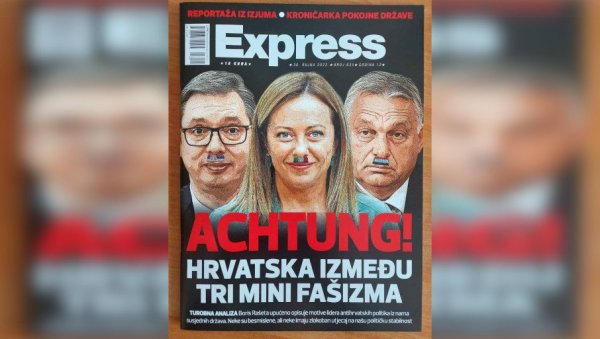 СРАМОТНА МЕДИЈСКА КАМПАЊА У ХРВАТСКОЈ: Вучића упоредили са Хитлером СРАМОТНА МЕДИЈСКА КАМПАЊА У ХРВАТСКОЈ: Вучића упоредили са Хитлером