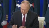 PUTIN POTPISAO UKAZ O PRIPAJANJU ČETIRI TERITORIJE: Borimo se za naš narod i veliku istorijsku Rusiju (VIDEO)