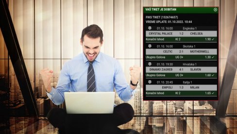 TIP NASTAVLJA DA BRILJIRA: Novi tiket je PROŠAO! Čelsi je doneo VELIKI DOBITAK! TIP NASTAVLJA DA BRILJIRA: Novi tiket je PROŠAO! Čelsi je doneo VELIKI DOBITAK!