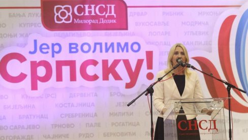 ŽELJKA CVIJANOVIĆ: Braniću interese Srpske i srpskog naroda ŽELJKA CVIJANOVIĆ: Braniću interese Srpske i srpskog naroda