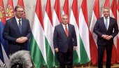 VUČIĆ U BUDIMPEŠTI NA TRILATERALNOM SAMITU: Predsednik Srbije sastao se Orbanom i Nehamerom (FOTO)