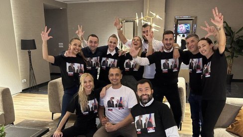 PODRŠKA OCU: Evo kako su Gorica i Igor Dodik sinoć slavili (FOTO) PODRŠKA OCU: Evo kako su Gorica i Igor Dodik sinoć slavili (FOTO)