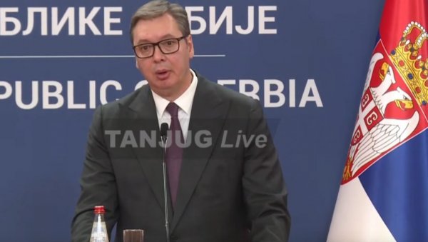 НАЗАДОВАЛИ СМО САМО У ОДНОСУ ПРЕМА РУСИЈИ: Вучић о извештају ЕК након састанка са Жиофреом НАЗАДОВАЛИ СМО САМО У ОДНОСУ ПРЕМА РУСИЈИ: Вучић о извештају ЕК након састанка са Жиофреом