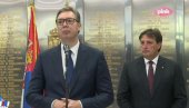 PREDSEDNIK VUČIĆ NA SVEČANOSTI U SEDIŠTU BIA: Vremena su teška - molim vas da volite, štitite i čuvate Srbiju (VIDEO)