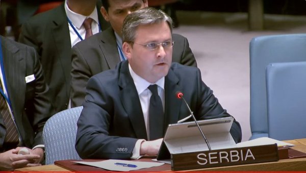 СЕДНИЦА САВЕТА БЕЗБЕДНОСТИ О КОСОВУ И МЕТОХИЈИ: Селаковић у Њујорку о два опасна циља Приштине (ВИДЕО) СЕДНИЦА САВЕТА БЕЗБЕДНОСТИ О КОСОВУ И МЕТОХИЈИ: Селаковић у Њујорку о два опасна циља Приштине (ВИДЕО)