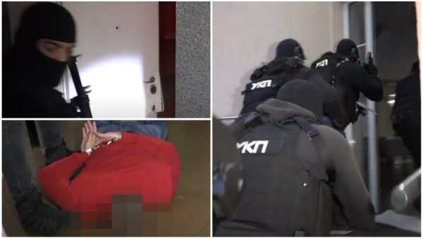 УБАЦИЛИ ШОК БОМБЕ, ПА УПАЛИ У ЗГРАДУ: Погледајте драматичан снимак акције у Сремској Митровици - заплењено 100 килограма дроге (ВИДЕО) УБАЦИЛИ ШОК БОМБЕ, ПА УПАЛИ У ЗГРАДУ: Погледајте драматичан снимак акције у Сремској Митровици - заплењено 100 килограма дроге (ВИДЕО)