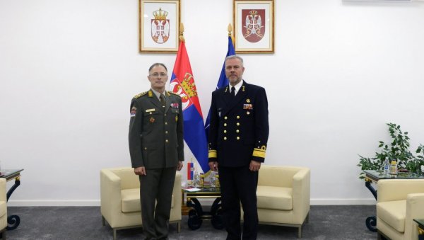 ГЕНЕРАЛ МОЈСИЛОВИЋ СА БАУЕРОМ: Србија диктира који ће бити ниво сарадње са НАТО ГЕНЕРАЛ МОЈСИЛОВИЋ СА БАУЕРОМ: Србија диктира који ће бити ниво сарадње са НАТО