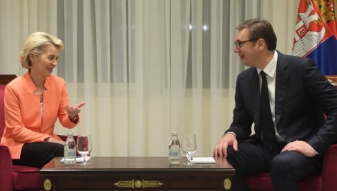 VUČIĆ O DOLASKU FON DER LAJENOVE: Imaćemo razgovore u četiri oka i zajedničku večeru VUČIĆ O DOLASKU FON DER LAJENOVE: Imaćemo razgovore u četiri oka i zajedničku večeru