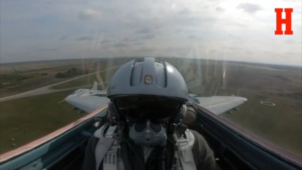 ПОГЛЕДАЈТЕ: Српски мигови 29 крећу у акцију потраге за непријатељским дроновима (ВИДЕО) ПОГЛЕДАЈТЕ: Српски мигови 29 крећу у акцију потраге за непријатељским дроновима (ВИДЕО)