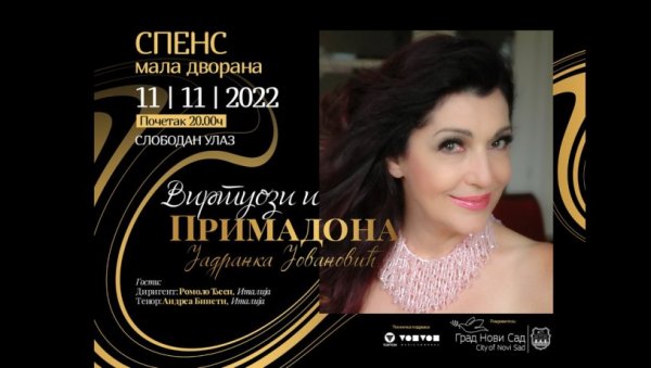 ЈАДРАНКА ЈОВАНОВИЋ У НОВОМ САДУ: Оперска дива пева у граду у коме је имала прву премијеру Слепи миш ЈАДРАНКА ЈОВАНОВИЋ У НОВОМ САДУ: Оперска дива пева у граду у коме је имала прву премијеру Слепи миш