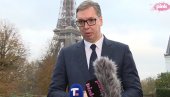 VAŽAN VUČIĆEV GOVOR IZ PARIZA: Pustite da vodimo zemlju na odgovoran način, jer rezultati sve pokazuju. Srbija je ozbiljna, nezavisna zemlja!