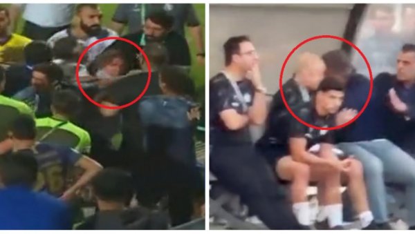БИВШИ ТРЕНЕР ЗВЕЗДЕ ДИВЉА ПО ИРАНУ: Давио помоћника, јурио судије, обезбеђење га извело са терена (ВИДЕО) БИВШИ ТРЕНЕР ЗВЕЗДЕ ДИВЉА ПО ИРАНУ: Давио помоћника, јурио судије, обезбеђење га извело са терена (ВИДЕО)