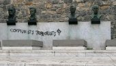 SPREJOM PO GROBNICI ČETVORICE HEROJA: Spomenik na Kalemegdanu ponovo na meti huligana SPREJOM PO GROBNICI ČETVORICE HEROJA: Spomenik na Kalemegdanu ponovo na meti huligana