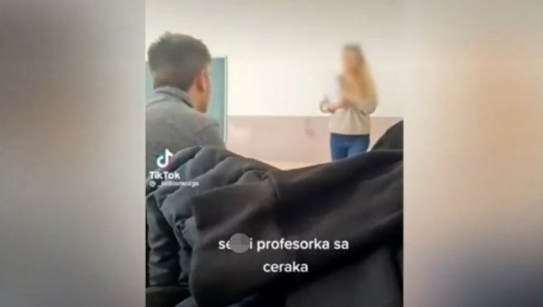 НОВО СРАМНО ПОНАШАЊЕ ЂАКА: Инцидент у Београду - Снимали професорку, па остављали дегутантне коментаре (ВИДЕО) НОВО СРАМНО ПОНАШАЊЕ ЂАКА: Инцидент у Београду - Снимали професорку, па остављали дегутантне коментаре (ВИДЕО)