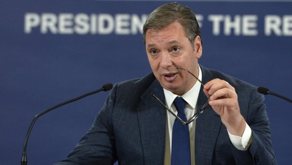 ВУЧИЋ О РАЗГОВОРИМА У БРИСЕЛУ: Делегација Србије је по сваку цену хтела да сачува мир, животе и стабилност региона ВУЧИЋ О РАЗГОВОРИМА У БРИСЕЛУ: Делегација Србије је по сваку цену хтела да сачува мир, животе и стабилност региона