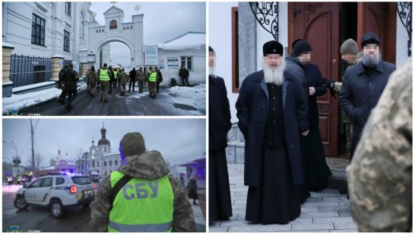 УКРАЈИНСКИ БЕЗБЕДЊАЦИ УПАЛИ У ВЕЛИКУ ПРАВОСЛАВНУ СВЕТИЊУ: Рација у Кијевско-печерској лаври, страхују од руских диверзаната (ФОТО)