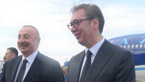 ALIJEV ČESTITAO VUČIĆU DAN DRŽAVNOSTI: Azerbejdžan i Srbija su dugi niz godina bliski prijatelji i pouzdani strateški partneri ALIJEV ČESTITAO VUČIĆU DAN DRŽAVNOSTI: Azerbejdžan i Srbija su dugi niz godina bliski prijatelji i pouzdani strateški partneri