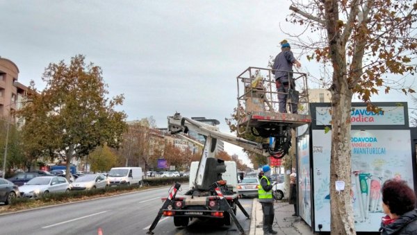 ЗАСИЈАЋЕ ВЕСНИЦИ ПРАЗНИЧНОГ ДУХА : На новосадским улицама почело новогодишње украшавање ЗАСИЈАЋЕ ВЕСНИЦИ ПРАЗНИЧНОГ ДУХА : На новосадским улицама почело новогодишње украшавање