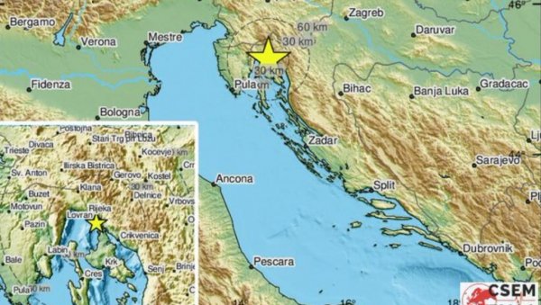 ДЕЛОВАЛО ЈЕ КАО ГРМЉАВИНА: Ријека се ноћас тресла, забележено слабије подрхтавање тла ДЕЛОВАЛО ЈЕ КАО ГРМЉАВИНА: Ријека се ноћас тресла, забележено слабије подрхтавање тла