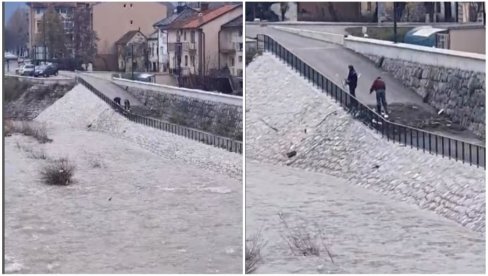 BACALI PLASTIČNE FLAŠE U REKU: U Prijepolju uzmenireni zagađenjem Lima, nadležni najavljuju kazne (VIDEO)