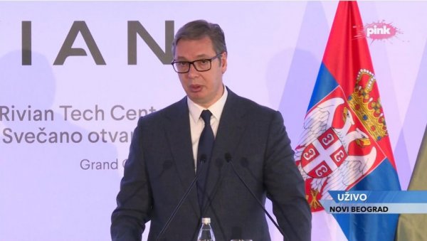 ВУЧИЋ НА ОТВАРАЊУ ТЕХНОЛОШКОГ ЦЕНТРА РИВИЈАНА: Најиновативнија компанија на свету стигла у Србију, за ово живим и борим се (ФОТО/ВИДЕО) ВУЧИЋ НА ОТВАРАЊУ ТЕХНОЛОШКОГ ЦЕНТРА РИВИЈАНА: Најиновативнија компанија на свету стигла у Србију, за ово живим и борим се (ФОТО/ВИДЕО)