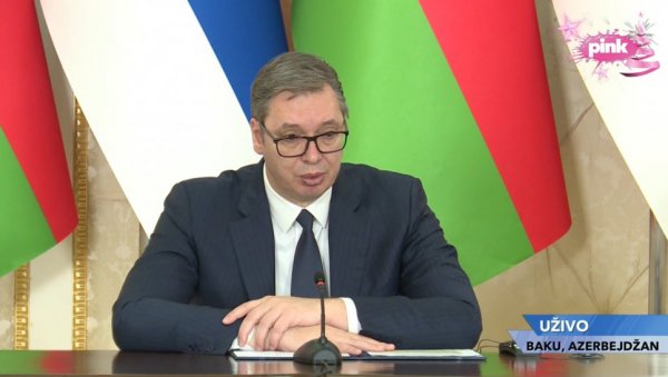 ВУЧИЋ: На пољу енергетике доста простора за сарадњу са Азербејџаном ВУЧИЋ: На пољу енергетике доста простора за сарадњу са Азербејџаном