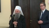 VUČIĆ O PATRIJARHOVOM PISMU PUTINU, TRAMPU I PAPI: Verujem da će razumeti potrebe srpskog naroda na KiM
