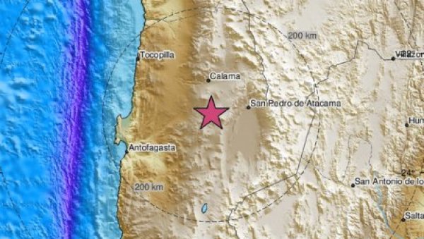ЗАТРЕСАО СЕ ЧИЛЕ: Јак земљотрес на југу земље