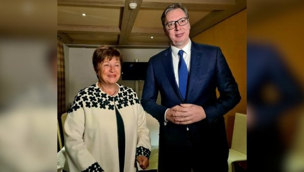 ВУЧИЋ СЕ САСТАО СА ГЕОРГИЈЕВОМ: Чуо сам много корисних идеја и савета за решавање неких од горућих економских изазова ВУЧИЋ СЕ САСТАО СА ГЕОРГИЈЕВОМ: Чуо сам много корисних идеја и савета за решавање неких од горућих економских изазова