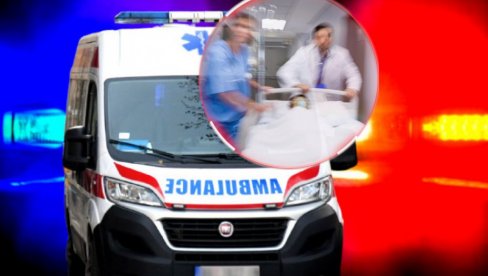 NESREĆA KOD SURČINA: Teško povređen muškarac, hitno prevezen u Urgentni centar