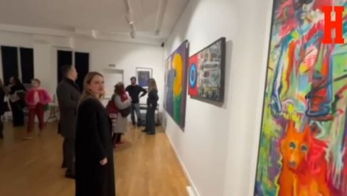 SNIMAK IZ PARIZA: Izložba Jelene Gvozdenović Nikol u Kulturnom centru Srbije (VIDEO)