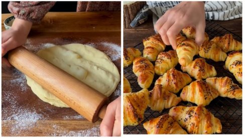 DOMAĆE KIFLICE SA SIROM: Recept koji će vas oduševiti (VIDEO) DOMAĆE KIFLICE SA SIROM: Recept koji će vas oduševiti (VIDEO)